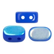 4x6mm Lipsi® Glass beads by Puca® - Opaque Sapphire AB x10g