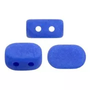 4x6mm Lipsi® Glass beads by Puca® - Opaque Sapphire Mat x10g