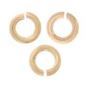 2.8x0.6mm Open jumprings - Gold filled x100|raw }}