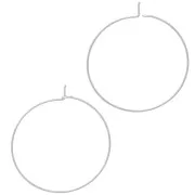 30mm 304 stainless steel hoop earrings to decorate x20