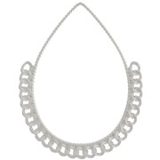 38x30.5mm 304L stainless steel Drop pendants with chain x2|raw }}