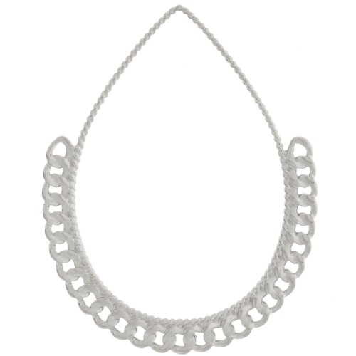 38x30.5mm 304L stainless steel Drop pendants with chain x2