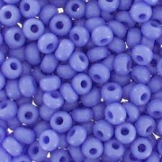 Preciosa 9/0 Seed Beads, 2.5 mm - Light Blue Opaque, 20 g