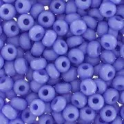 Preciosa 9/0 Seed Beads, 2.5 mm - Light Blue Opaque, 20 g