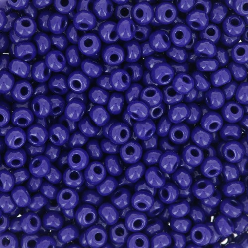 Preciosa Seed beads 9/0 2.5 mm - Cobalt Opaque x20g