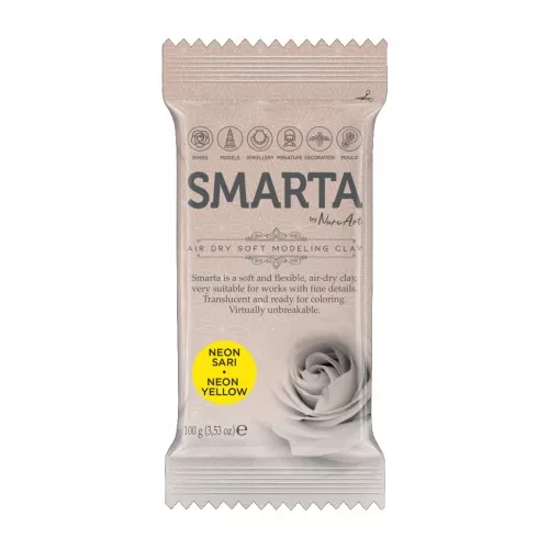 Smarta Clay - Neon Yellow x100g