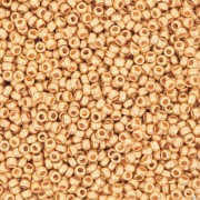 Seed beads Miyuki 15/0 191F - 24kt Gold Plated Mat x5g|raw }}