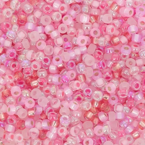 Miyuki Seed beads Mix 11/0 MIX-03 - Pretty in Pink x8gr