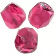 True 2mm Fire Polished faceted round beads - Crystal Rouge Metallic Ice x50