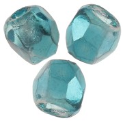 True 2mm Fire Polished faceted round beads - Crystal Bleu Metallic Ice x50|raw }}