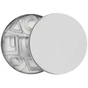 Set of 24 stainless steel cookie cutters for modelling - Geometric shapes x1