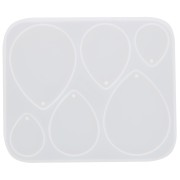 Silicone mold for making resin drop pendants - Transparent x1|raw }}