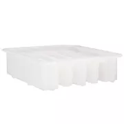 9x9 cm resin bookholder silicone mold - Transparent x1