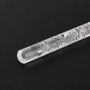 165x10mm Acrylic texture roller for polymer clay - Waves x1