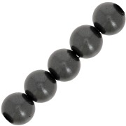 4mm Aurora 5810 Pearls - Crystal Black Pearl x20