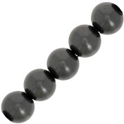 5mm Aurora 5810 Pearls - Crystal Black Pearl x20
