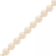 6mm Aurora 5810 Pearls - Crystal Cream Pearl x29cm