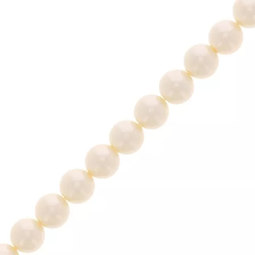 6mm Aurora 5810 Pearls - Crystal Cream Pearl x29cm