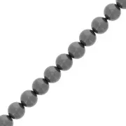 6mm Aurora 5810 Pearls - Crystal Black Pearl x29cm