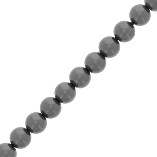 6mm Aurora 5810 Pearls - Crystal Black Pearl x29cm