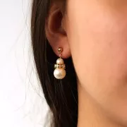 6mm Aurora 5810 Pearls - Crystal Creamrose Pearl x10