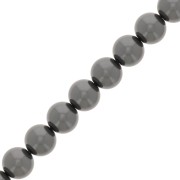 8mm Aurora 5810 Pearls - Crystal Black Pearl x38cm