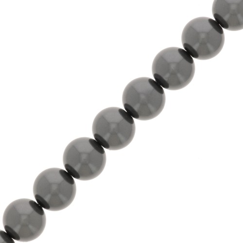 8mm Aurora 5810 Pearls - Crystal Black Pearl x38cm