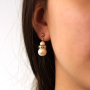 10mm Aurora 5810 Pearls - Crystal Creamrose Pearl x10