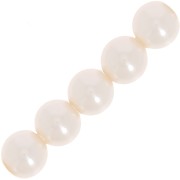 14mm Aurora 5810 Pearls - Crystal Creamrose Pearl x10