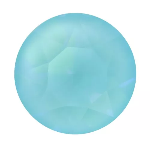 8mm Cabochon rond Aurora A1088 - Crystal Summer Blue Delite x1