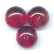Round beads 10mm Siam x10