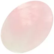 18x13mm Flat oval gemstone cabochon - Rose Quartz x1