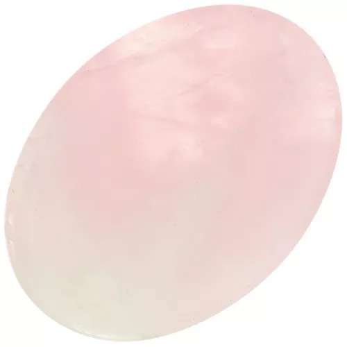 18x13mm Flat oval gemstone cabochon - Rose Quartz x1