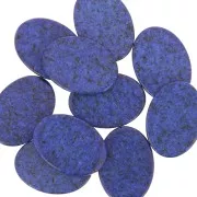 18x13mm imitation gemstone Flat oval cabochon - Lapis Lazuli x1
