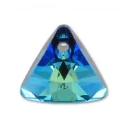 PureCrystal Triangle pendant 6628 12 mm Crystal Bermuda Blue x1