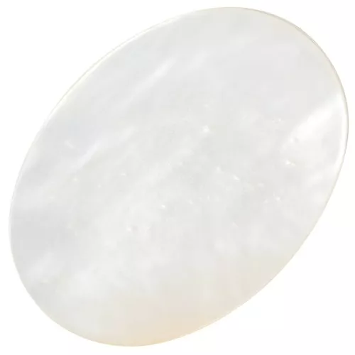18x13mm mother-of-pearl Flat oval cabochon x1