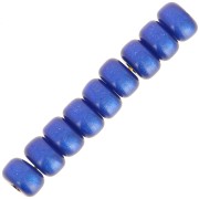 Heishi rondelle beads Super Polaris 6x4 mm - Royal Blue x10