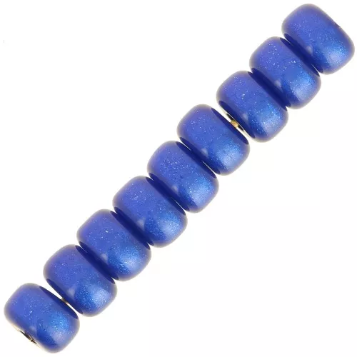 Heishi rondelle beads Super Polaris 6x4 mm - Royal Blue x10
