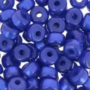 6x4mm Super Polaris Heishi beads - Royal Blue x10