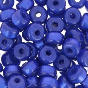 Heishi rondelle beads Super Polaris 6x4 mm - Royal Blue x10