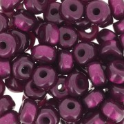 6x4mm Super Polaris Heishi beads - Eggplant x10