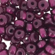 Heishi rondelle beads Super Polaris 6x4 mm - Aubergine x10