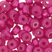 Heishi rondelle beads Super Polaris 6x4 mm - Fuchsia x10