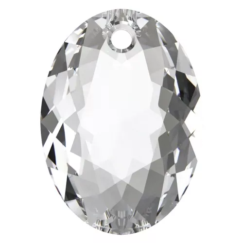 11.5mm PureCrystal 6438 Elliptic Cut Pendant - Crystal x1