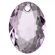 11.5mm PureCrystal 6438 Elliptic Cut Pendant - Light Amethyst x1