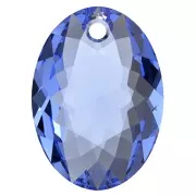 11.5mm PureCrystal 6438 Elliptic Cut Pendant - Sapphire x1