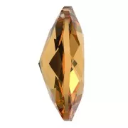 11.5mm PureCrystal 6438 Elliptic Cut Pendant - Topaz x1
