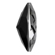 11.5mm PureCrystal 6438 Elliptic Cut Pendant - Crystal Silver Night x1