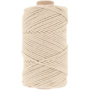 2mm macramé cotton cord spool - Beige x100m|raw }}