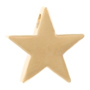 8mm star charm - Fine Gold-plated x1|raw }}